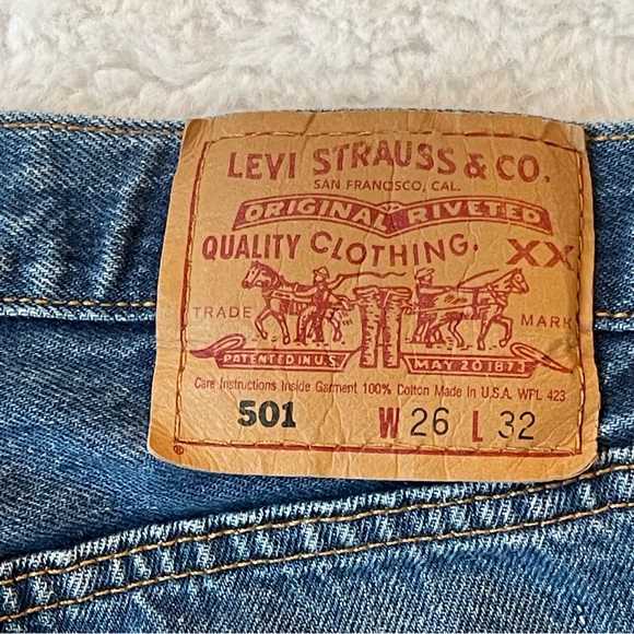 LEVI’S 501 Vintage denim Jeans size 26 - Picture 3 of 9